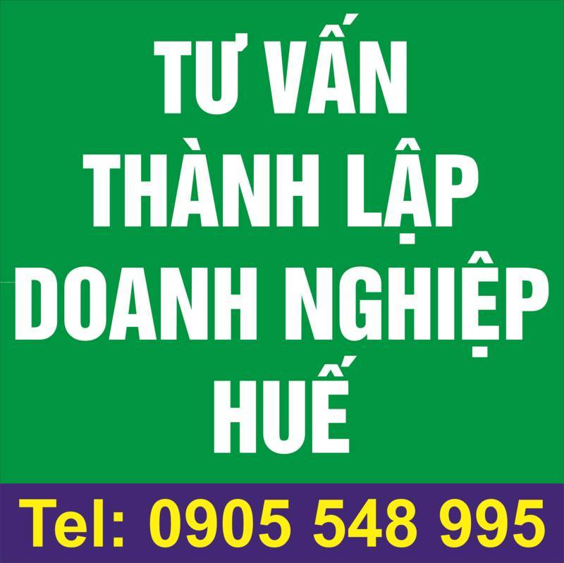 Dịch vụ làm giấy phép đăng ký kinh doanh tại Huế